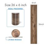Peel and Stick Waterproof Vinyl Floor Tiles - 36 Pack