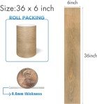 Waterproof Peel and Stick Vinyl Floor Tiles - Honey
