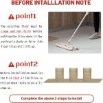 Waterproof Peel and Stick Vinyl Floor Tiles - Honey