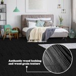 Black Wood-Look Peel and Stick Vinyl Tile 20-Pack
