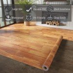 Natural Oak Vinyl Flooring Roll - 107 sq.ft