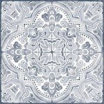 Hastings Blue Peel & Stick Floor Tiles