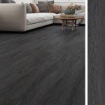 Black Oak Peel and Stick Vinyl Floor Tiles - 36 Pack