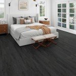 Black Oak Peel and Stick Vinyl Floor Tiles - 36 Pack