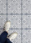 Hastings Blue Peel & Stick Floor Tiles