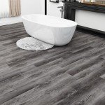 Eco-Friendly Grey Wooden Grain Vinyl Flooring