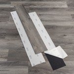 Eco-Friendly Grey Wooden Grain Vinyl Flooring