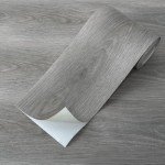 Peel and Stick Smoke Grey Vinyl Plank Tiles