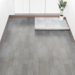 Oxdigi Waterproof Grey Oak Vinyl Flooring Roll