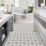 Waterproof Peel and Stick Vinyl Floor Tiles - Grey