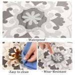 Waterproof Peel and Stick Vinyl Floor Tiles - Grey