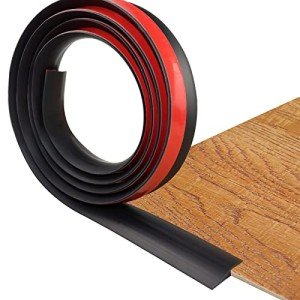 Self-Adhesive Floor Transition Strip - 10ft, Black