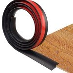 Self-Adhesive Floor Transition Strip - 10ft, Black