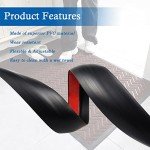Self-Adhesive Floor Transition Strip - 10ft, Black