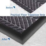 Self-Adhesive Floor Transition Strip - 10ft, Black