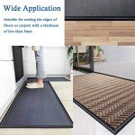 Self-Adhesive Floor Transition Strip - 10ft, Black
