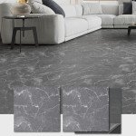 12" x 12" Peel and Stick Black Crackle Tile