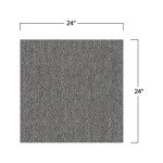 Mohawk Basics 24" Berber Carpet Tile - Iron
