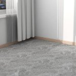 10 Pcs Grey Marble Peel and Stick Floor Tiles