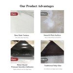 10 Pcs Grey Marble Peel and Stick Floor Tiles