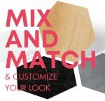 BaseCore HEX Dark Gray Peel & Stick Vinyl Tiles