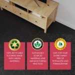 BaseCore HEX Dark Gray Peel & Stick Vinyl Tiles