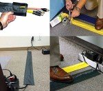 Electriduct 4" Cord Cover Strip - 12 Feet Black