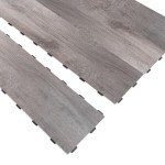 Interlocking Luxury Vinyl Flooring Tiles - 18-Pack