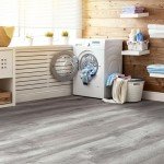 Interlocking Luxury Vinyl Flooring Tiles - 18-Pack