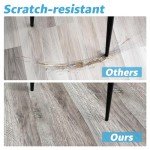 Interlocking Luxury Vinyl Flooring Tiles - 18-Pack
