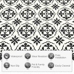 Peel and Stick Vinyl Floor Tiles - 20 PCS