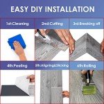 GreenFullHouse Peel and Stick Vinyl Flooring Planks