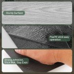 Peel and Stick Waterproof Vinyl Floor Tiles - 34 Pack
