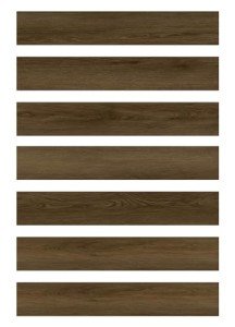 Dark Oak Peel and Stick Floor Planks, 7 Tiles