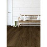 Dark Oak Peel and Stick Floor Planks, 7 Tiles