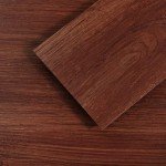 Reddish Brown Peel and Stick Vinyl Floor Tiles