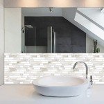 Thicker Peel and Stick Tile Backsplash – 10 Sheets