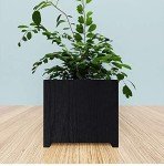 Black Wood Peel and Stick Wallpaper 17.7" x 118