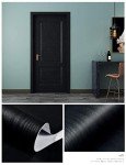 Black Wood Peel and Stick Wallpaper 17.7" x 118