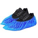 100 Pack Waterproof Disposable Shoe Covers - Green