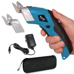 Cordless Electric Scissors with 2 Rechargeable Blades