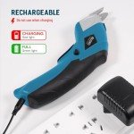 Cordless Electric Scissors with 2 Rechargeable Blades