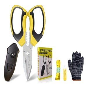 Heavy Duty 8'' Carpet and Multipurpose Scissors