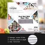16-Pack Grey Slate Peel and Stick Floor Tiles