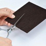 8-Pack Brown Self-Adhesive Felt Furniture Pads