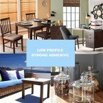 8-Pack Brown Self-Adhesive Felt Furniture Pads