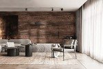 Brown Wood Peel and Stick Wallpaper Roll