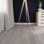 Luxurious Interlocking Vinyl Flooring Tiles - Antique Gray