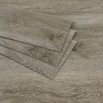 Brown Waterproof Vinyl Plank Flooring 16-Pack 6"x36