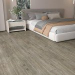 Brown Waterproof Vinyl Plank Flooring 16-Pack 6"x36